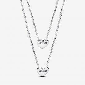 Pandora ékszer Mindig és örökké osztható ezüst nyaklánc 393207C00-45