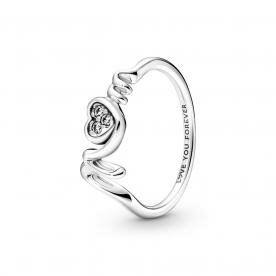 Pandora ékszer Mom pávé ezüst gyűrű 