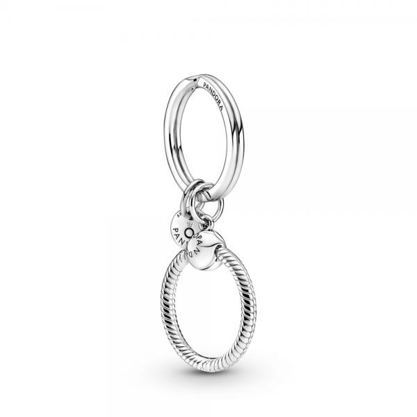 Pandora ékszer Moments ezüst charmtartó kulcskarika 399566C00