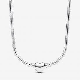 Pandora ékszer Moments ezüst nyaklánc szív kapoccsal 393091C00-45