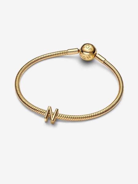 Pandora ékszer N betű shine charm 763960C00