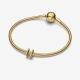 Pandora ékszer N betű shine charm 763960C00