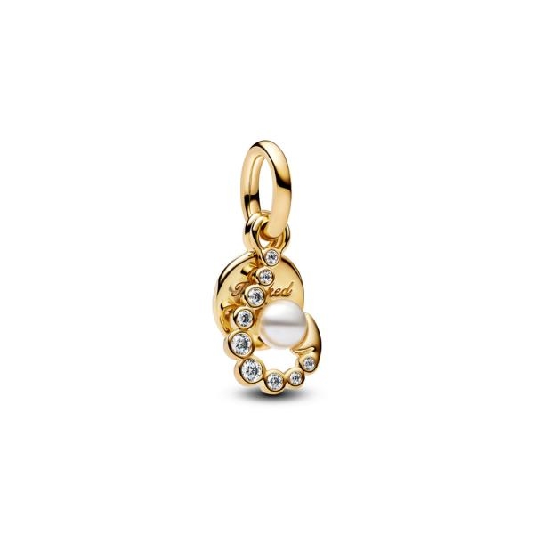 Pandora ékszer Napkelte shine dupla függő charm 763891C01