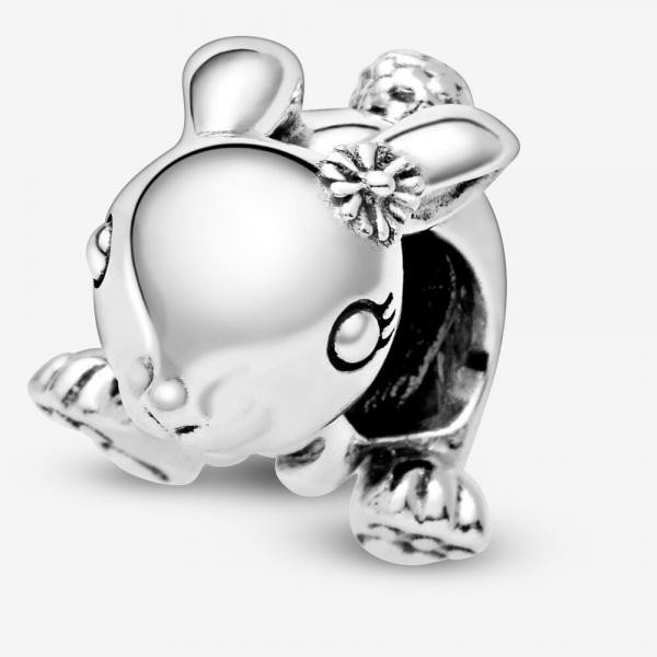 Pandora ékszer Nini a nyuszi ezüst charm 798763C00