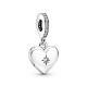 Pandora ékszer Nyitható szív függő ezüst charm 799537C01