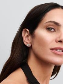 Pandora ékszer Ölelő glória ezüst fülbevaló 293774C01