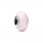 Pandora ékszer Opálfényű rózsaszín ezüst charm 791691C03