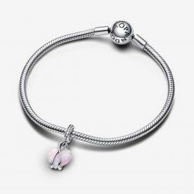 Pandora ékszer Opálfényű szív függő ezüst charm 793202C01