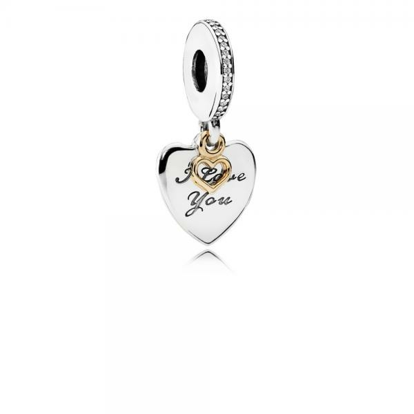 Pandora ékszer Örökké szerelem függő ezüst charm 792042CZ