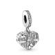 Pandora ékszer Otthon édes otthon függő ezüst charm 798284CZ