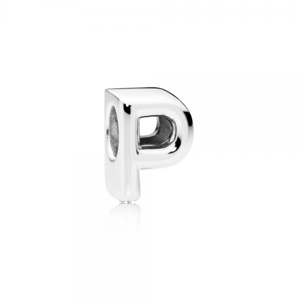 Pandora ékszer P betű charm 797470