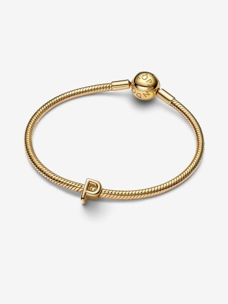 Pandora ékszer P betű shine charm 763962C00