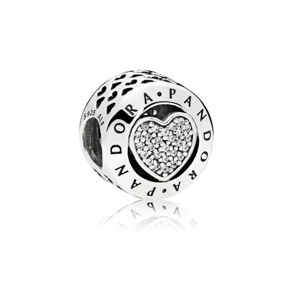 Pandora ékszer Pandora ikonikus szív ezüst charm 796218CZ