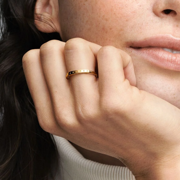 Pandora ékszer Pandora logo 14K arany gyűrű 