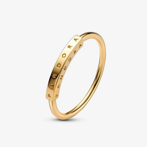 Pandora ékszer Pandora logo 14K arany gyűrű 
