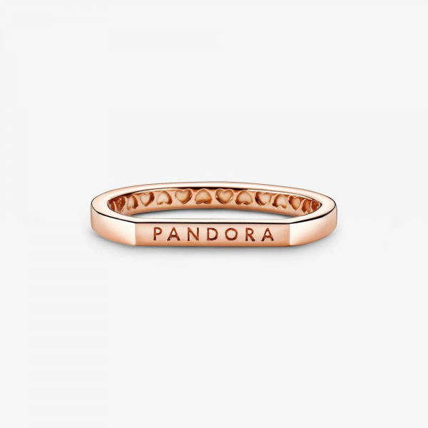 Pandora ékszer Pandora logó rozé gyűrű 
