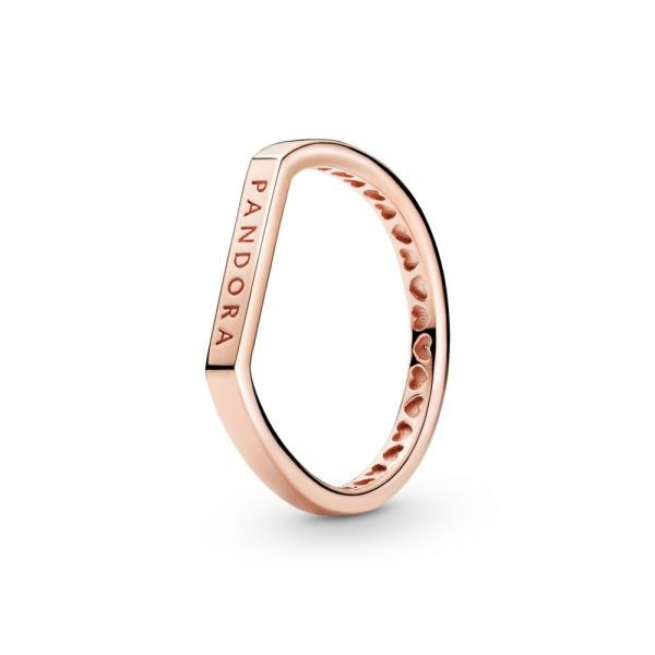 Pandora ékszer Pandora logó rozé gyűrű 