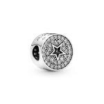 Pandora ékszer Pávé és csillag gratulálunk ezüst charm 790793C01