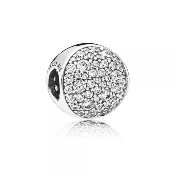 Pandora ékszer Pávé kör ezüst charm 797540CZ