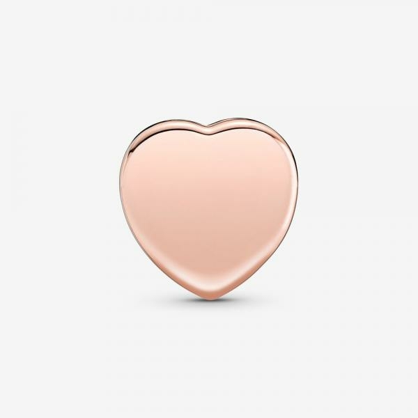 Pandora ékszer Pávé szív Reflexions rozé klip charm 788684C01