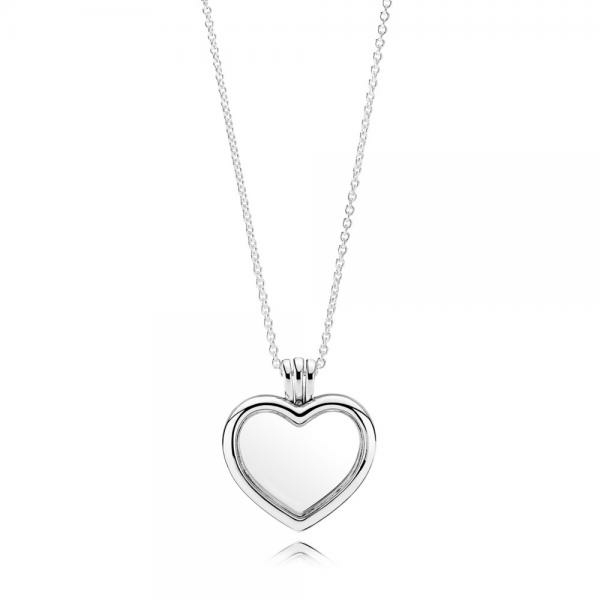 Pandora ékszer Petite nyitható szív medál nyaklánccal 590544-60