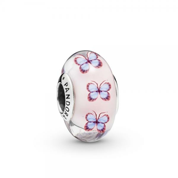 Pandora ékszer Pillangó muránói üveg charm 797893