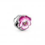 Pandora ékszer Pink árvácska ezüst charm 790777C01