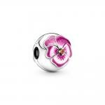 Pandora ékszer Pink árvácska ezüst klip 790772C01