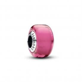 Pandora ékszer Pink mini muránói üveg charm 793107C00