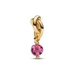 Pandora ékszer Pink örökkévalóság kör függő shine charm 763462C10