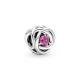 Pandora ékszer Pink örökkévalóság körök ezüst charm 790065C05