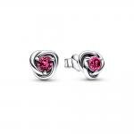 Pandora ékszer Pink örökkévalóság körök ezüst fülbevaló 292334C05