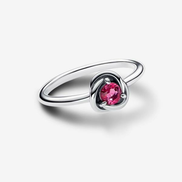 Pandora ékszer Pink örökkévalóság körök ezüst gyűrű 