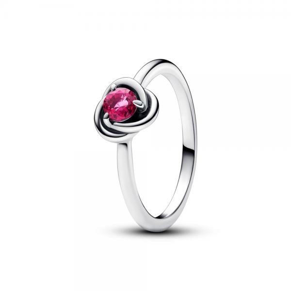 Pandora ékszer Pink örökkévalóság körök ezüst gyűrű 