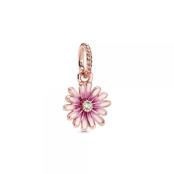 Pandora ékszer Pink százszorszép függő rozé charm 788771C01