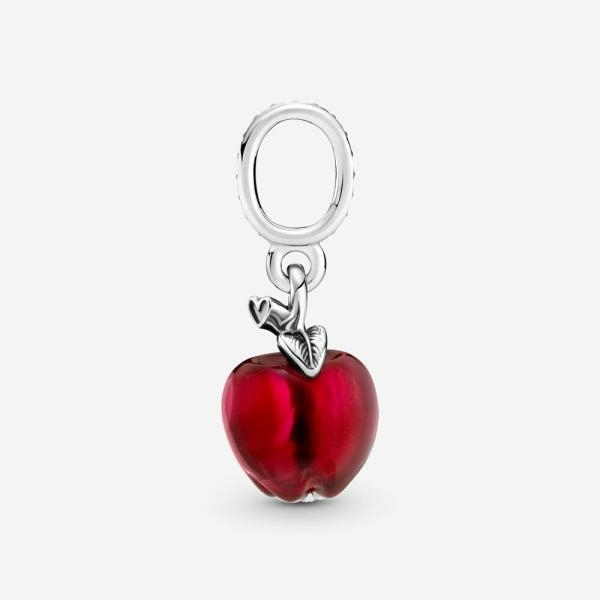 Pandora ékszer Piros alma muránói üveg ezüst charm 799534C01