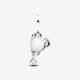 Pandora ékszer Piros homár függő ezüst charm 793676C01