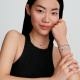 Pandora ékszer Piros szives ezüst chocker nyaklánc 393549C01-40