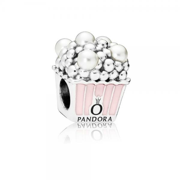 Pandora ékszer Popcorn ezüst medál 797213EN160