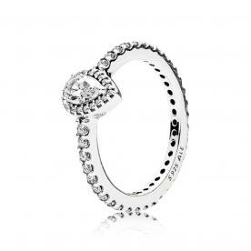 Pandora ékszer Ragyogó könnycsepp ezüst gyűrű 