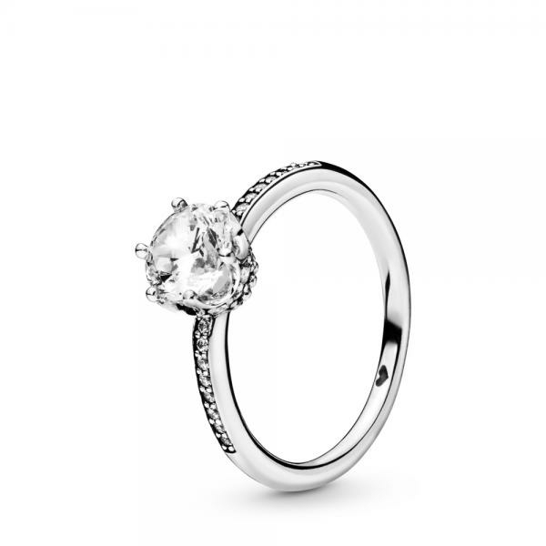 Pandora ékszer Ragyogó korona ezüst gyűrű 