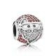 Pandora ékszer Ragyogó Mikulás charm 796385CZR