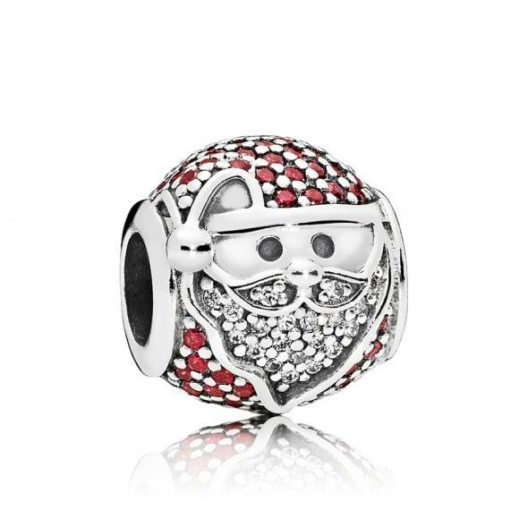 Pandora ékszer Ragyogó Mikulás charm 796385CZR