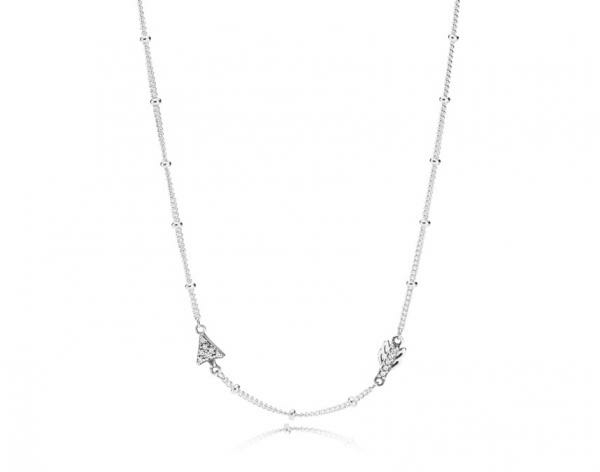 Pandora ékszer Ragyogó nyíl ezüst nyaklánc 397795CZ-60