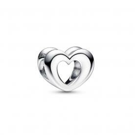 Pandora ékszer Ragyogó nyitott szív ezüst charm 792492C00