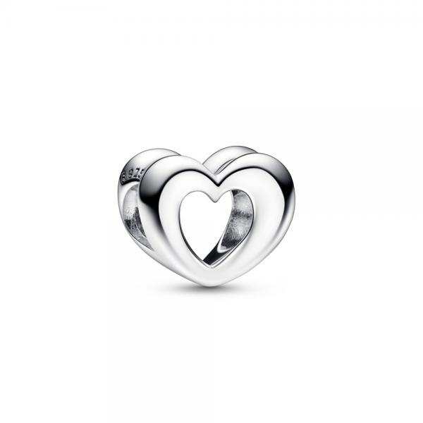 Pandora ékszer Ragyogó nyitott szív ezüst charm 792492C00