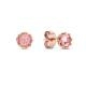 Pandora ékszer Ragyogó rózsaszín korona rozé fülbevaló 288311C01