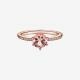Pandora ékszer Ragyogó rózsaszín korona rozé gyűrű 