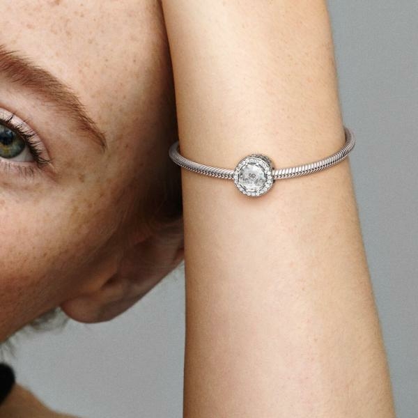 Pandora ékszer Ragyogó szivek ezüst charm 791725CZ