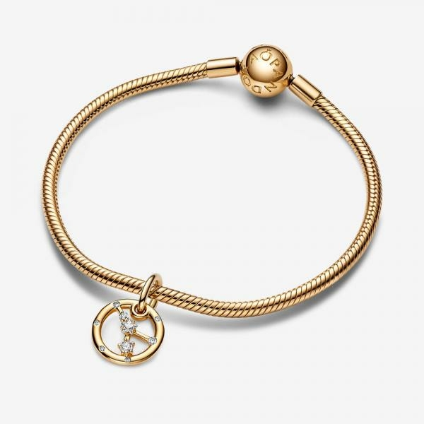 Pandora ékszer Rák csillagjegy shine charm 762708C01